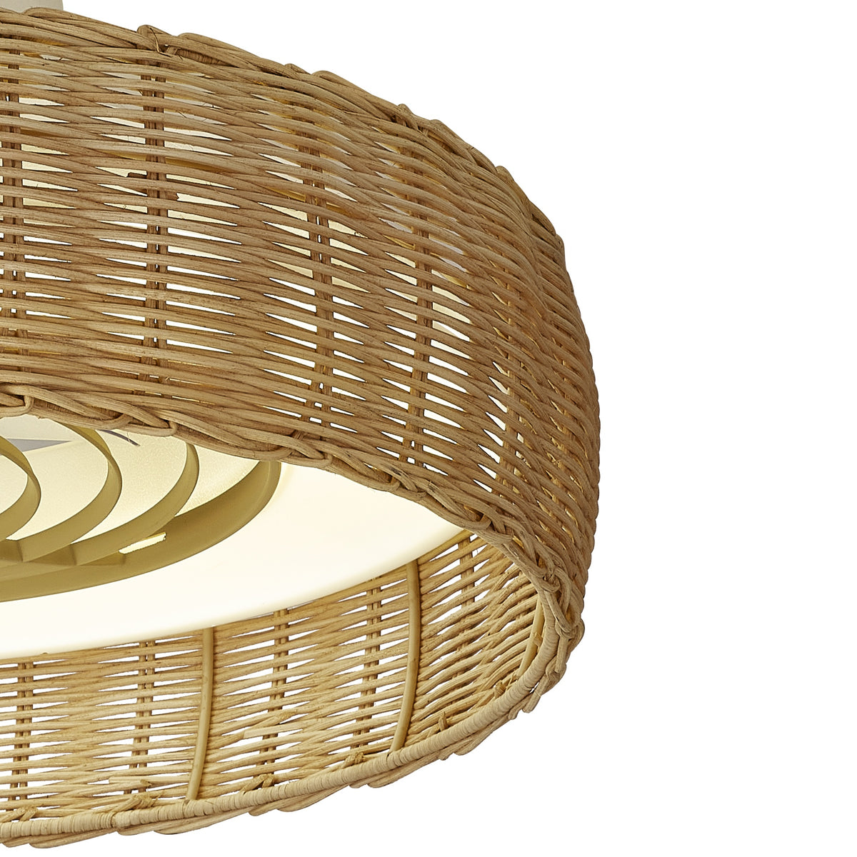 Mantra KILIMANJARO MINI LED stropni ventilator 58cm IP44 RATAN