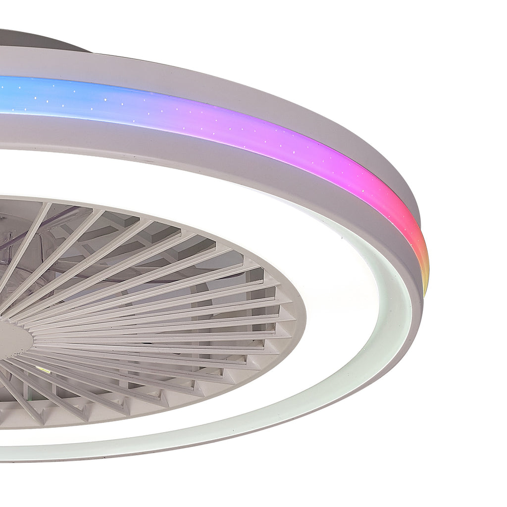 Mantra GAMER MINI LED stropni ventilator 47cm BIJELI