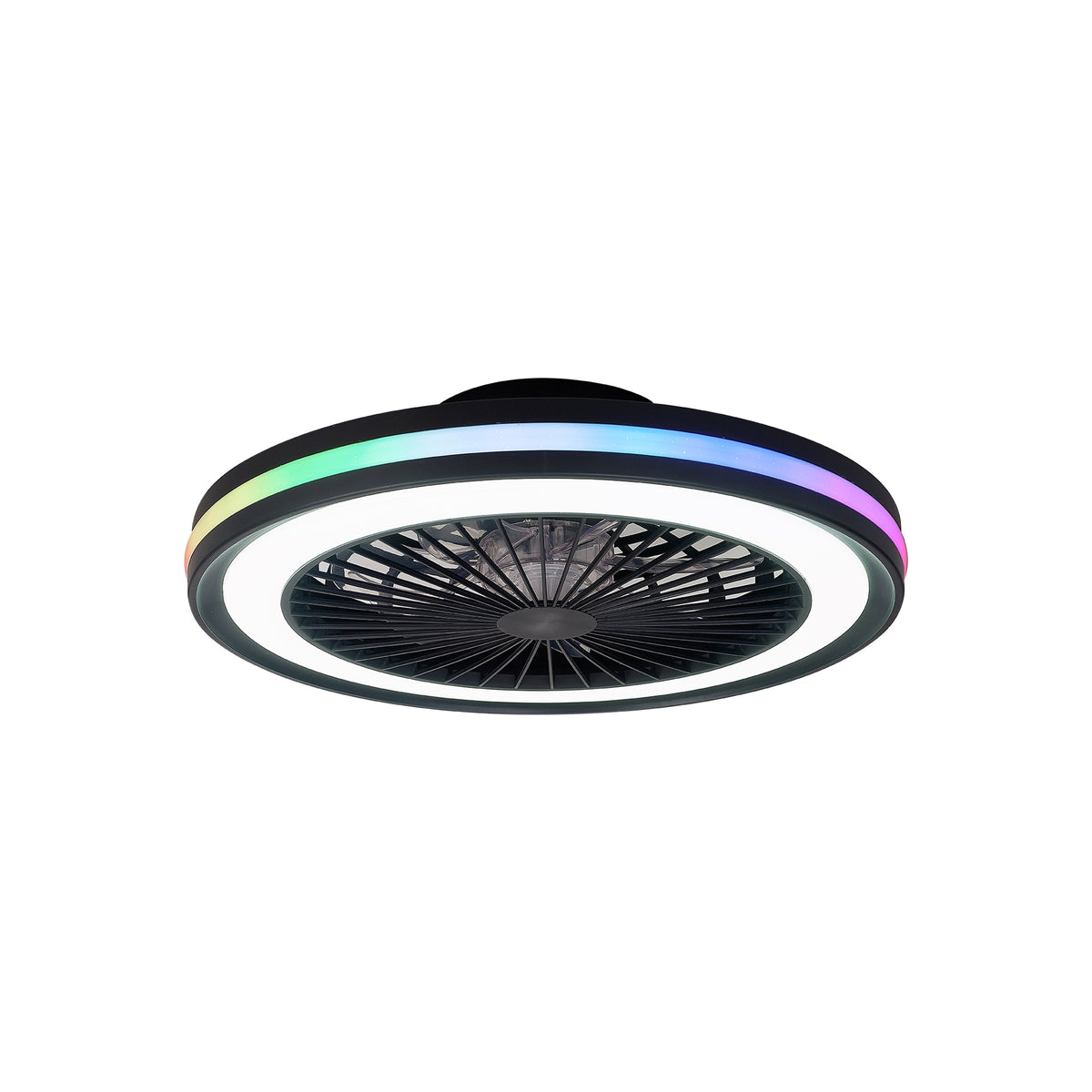 Mantra GAMER MINI LED stropni ventilator 47cm CRNI