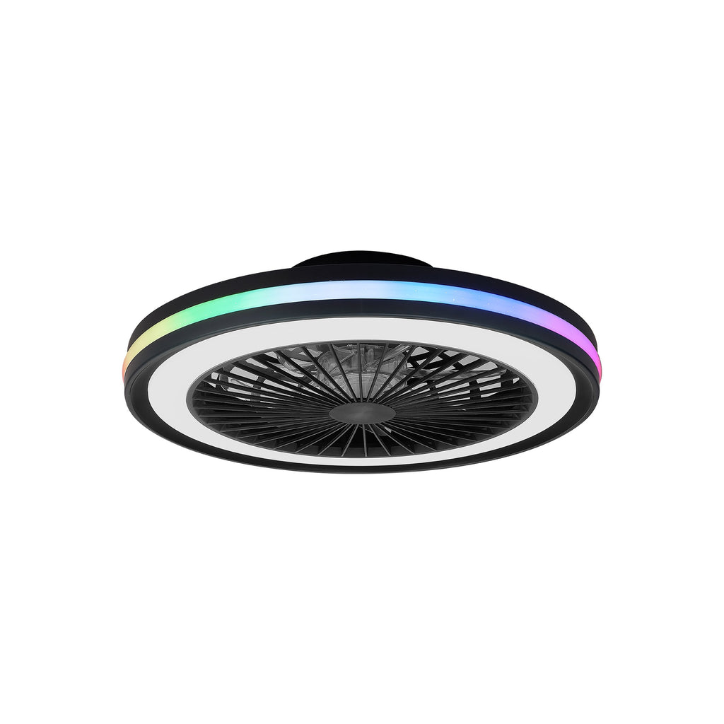 Mantra GAMER MINI LED stropni ventilator 47cm CRNI