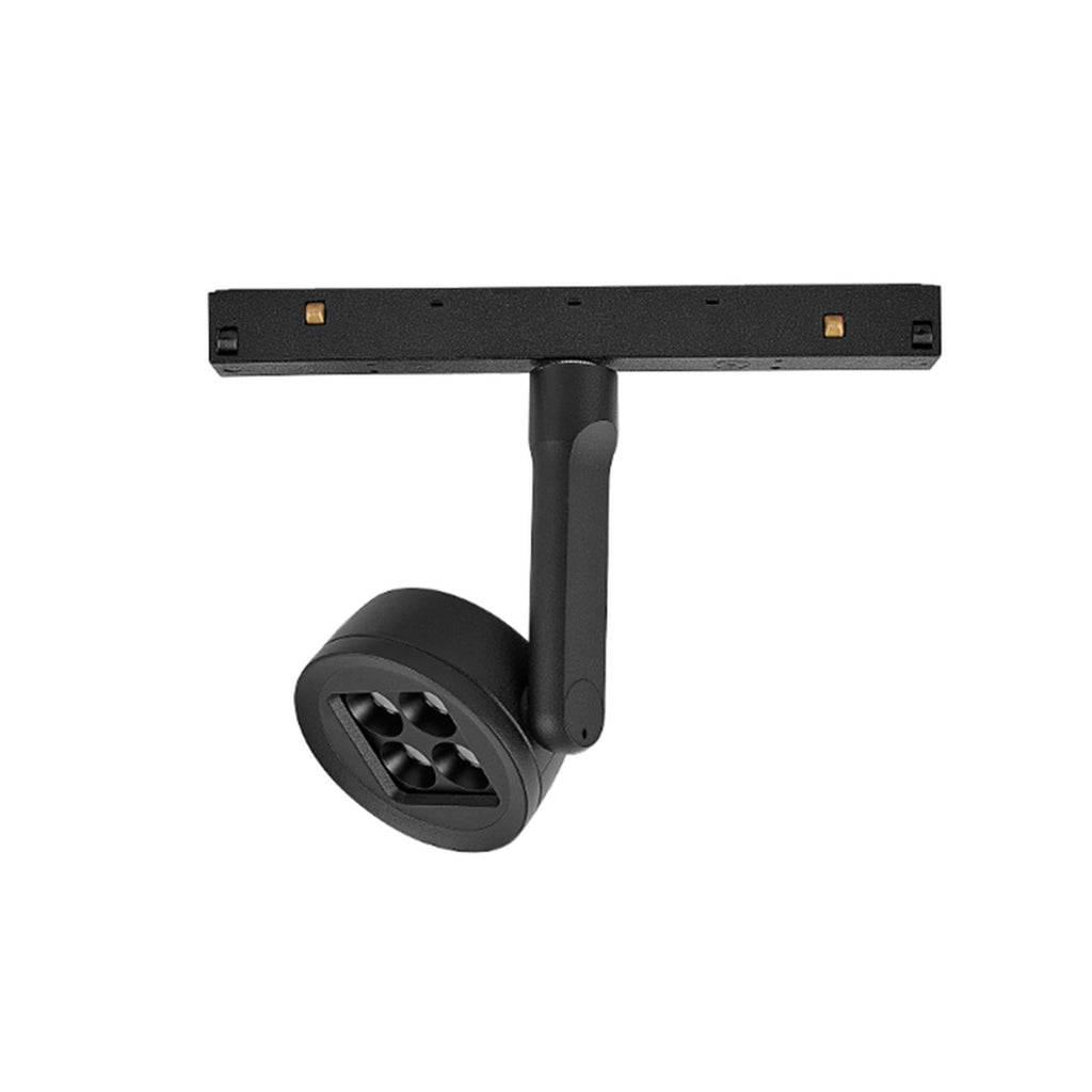 LED spot svjetiljka 10W 3000K 48V Ø7CM za Magnetni sustav Mantra MAGNETO, CRNA