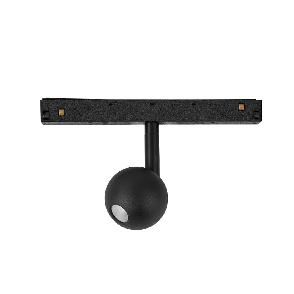 LED spot dimabilna svjetiljka 7W 3000K 48V Ø5CM za Magnetni sustav Mantra MAGNETO, CRNA
