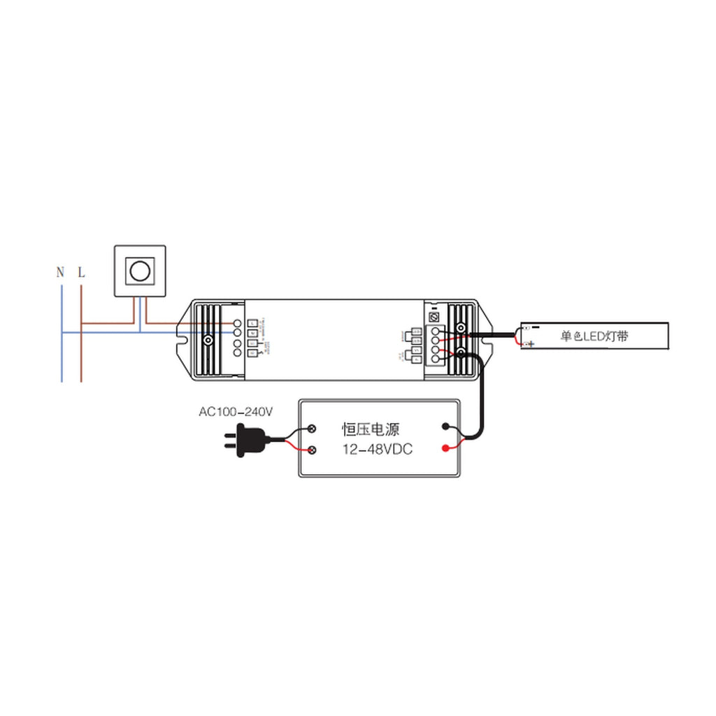 Triac / Push kontroler dimer 48V 720W za Magnetni sustav Mantra MAGNETO