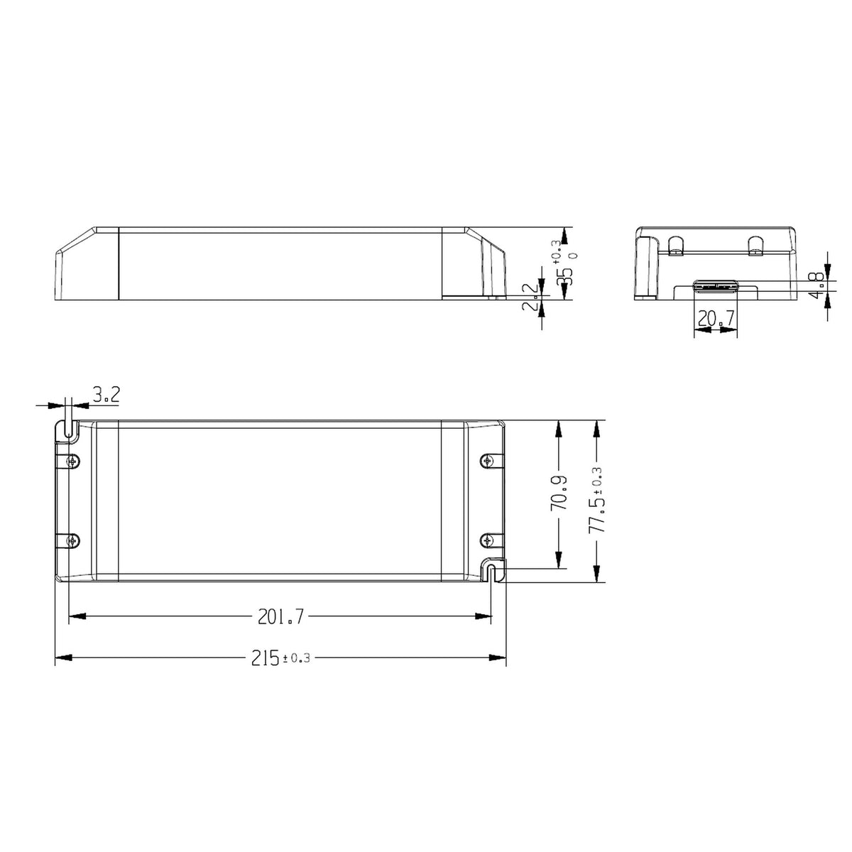 Napajanje 320W 48V 21CM za za Magnetni sustav Mantra MAGNETO