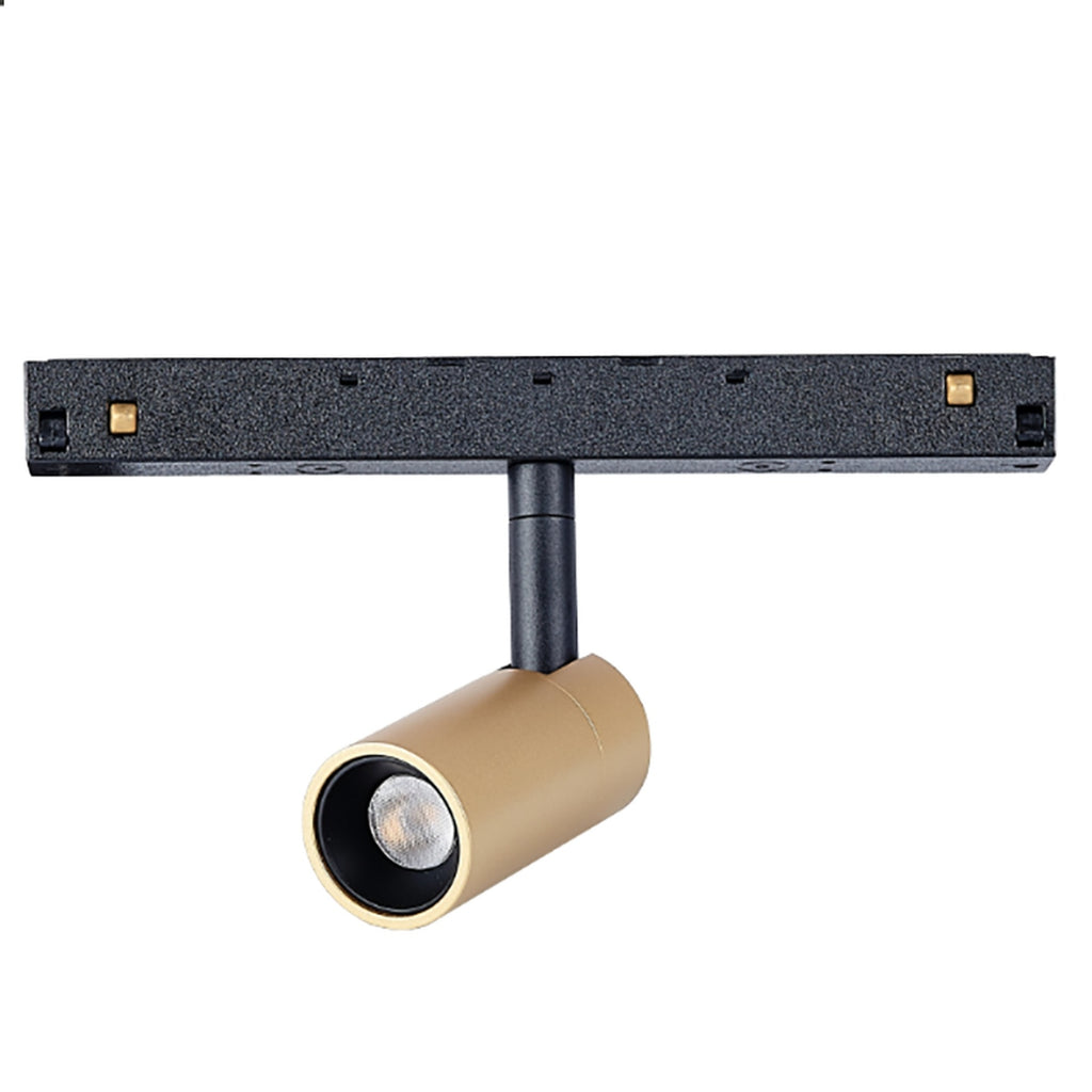LED spot dimabilni reflektor 5W 3000K 48V 9CM za Magnetni sustav Mantra MAGNETO, CRNI/ZLATNI