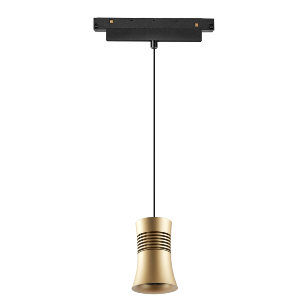 LED viseća svjetiljka 12W 3000K 48V 11CM za Magnetni sustav Mantra MAGNETO, CRNA/ZLATNA