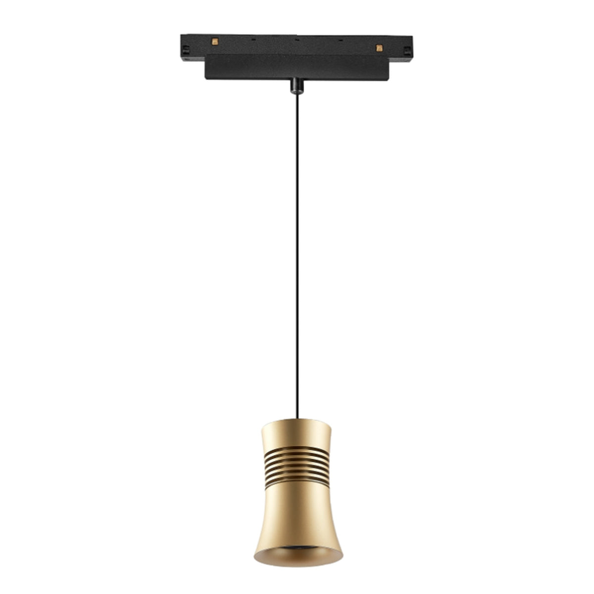 LED viseća svjetiljka 12W 3000K 48V 11CM za Magnetni sustav Mantra MAGNETO, CRNA/ZLATNA