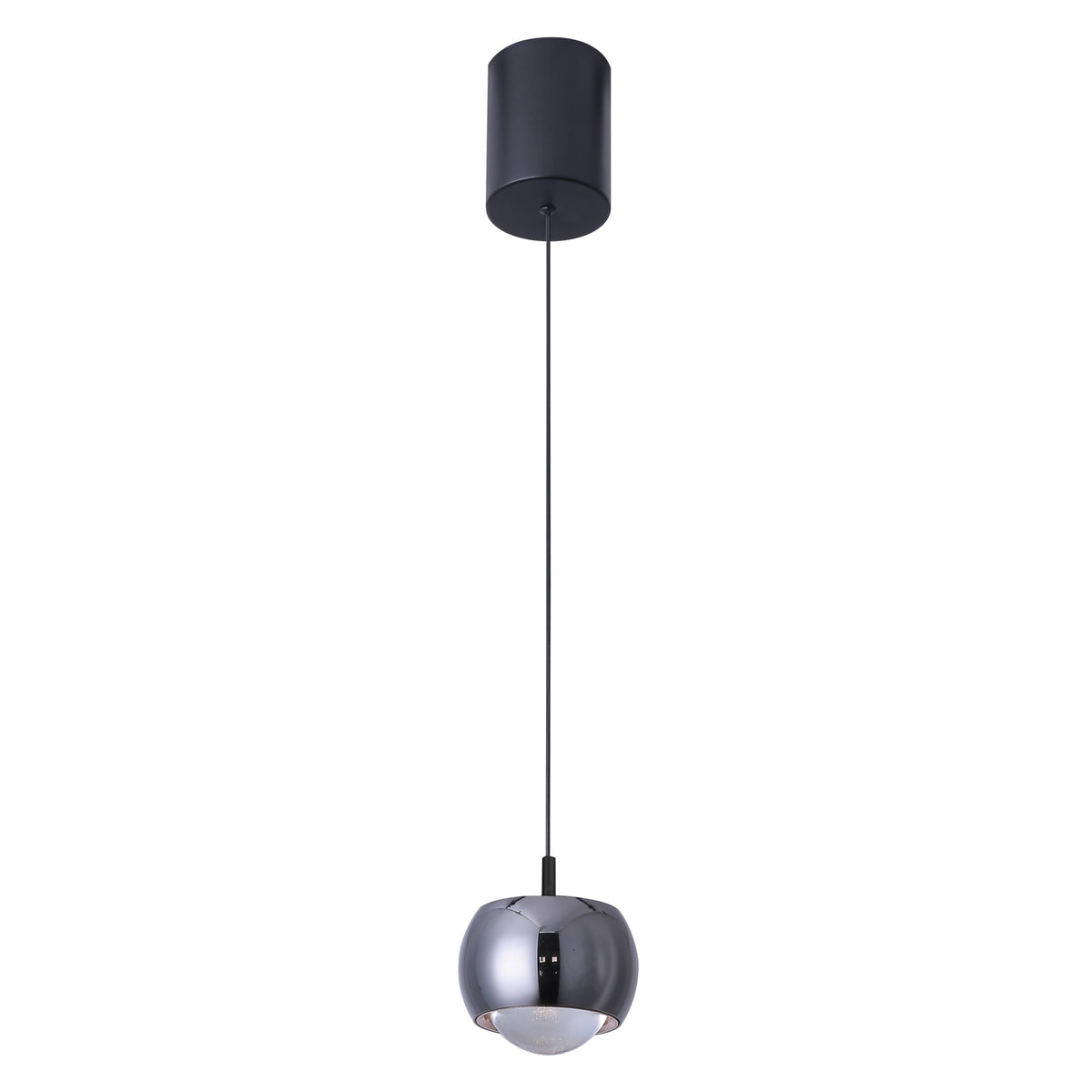 Mantra ROLLER viseća svjetiljka LED 12W 3000K 96MM CRNA/KROM