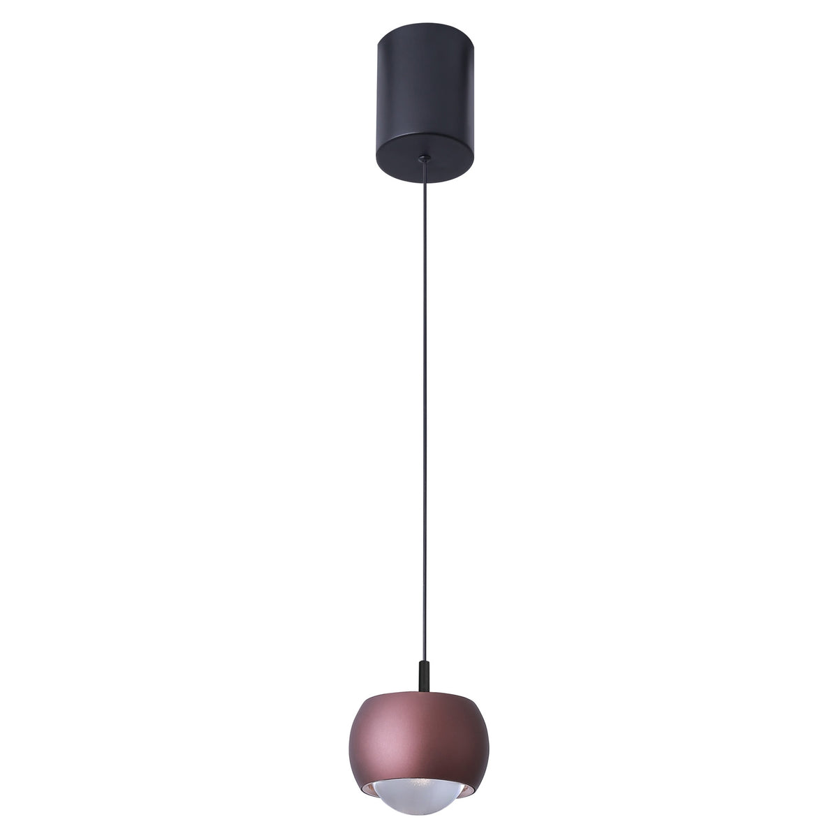Mantra ROLLER viseća svjetiljka LED 12W 3000K 96MM CRNA/SMEĐA