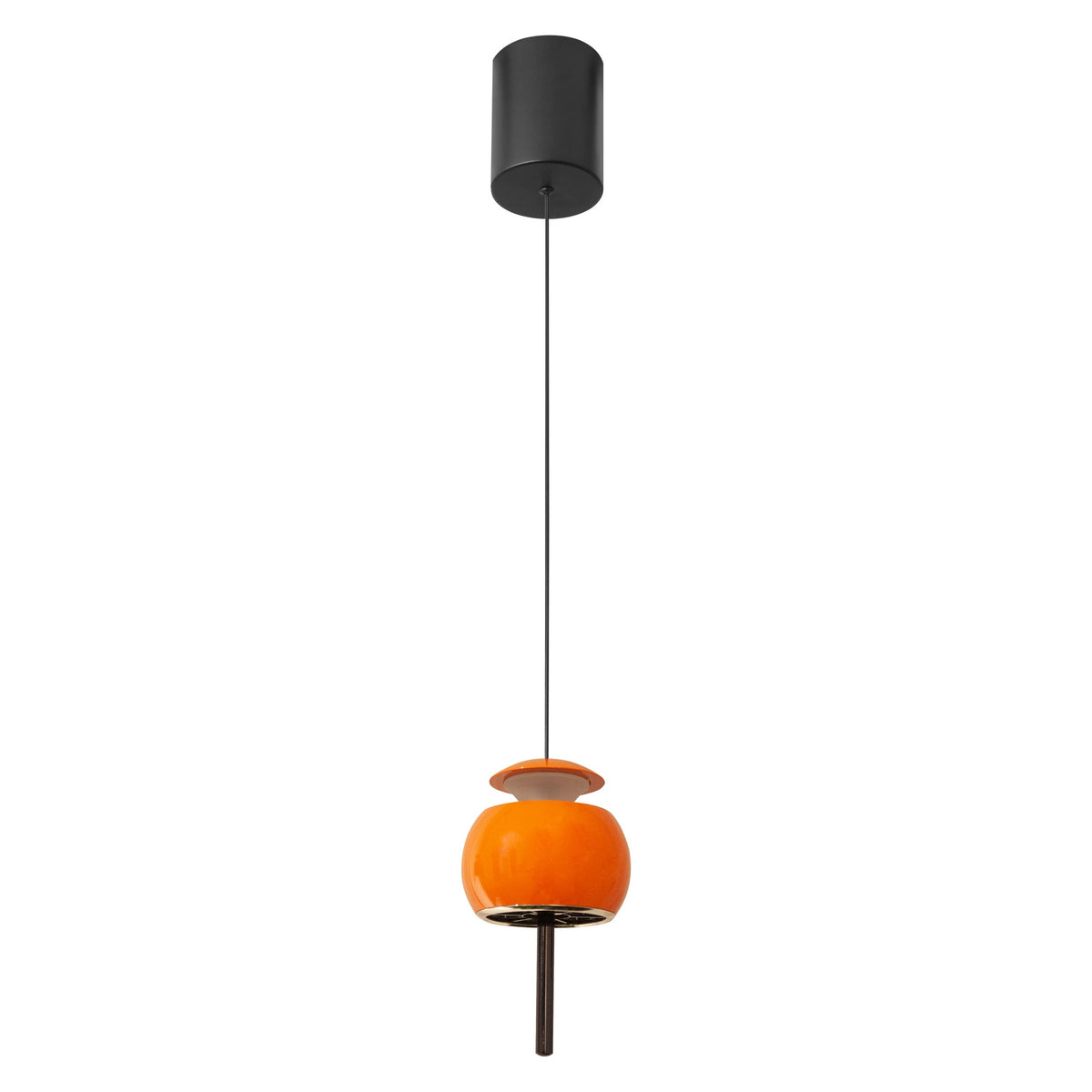 Mantra ROLLER UP viseća svjetiljka LED 12W 3000K 96MM CRNA/ORANGE
