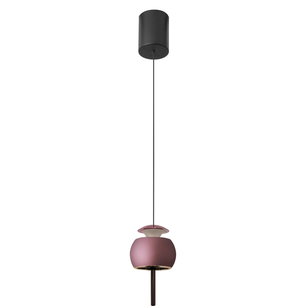 Mantra ROLLER UP viseća svjetiljka LED 12W 3000K 96MM CRNA/SMEĐA