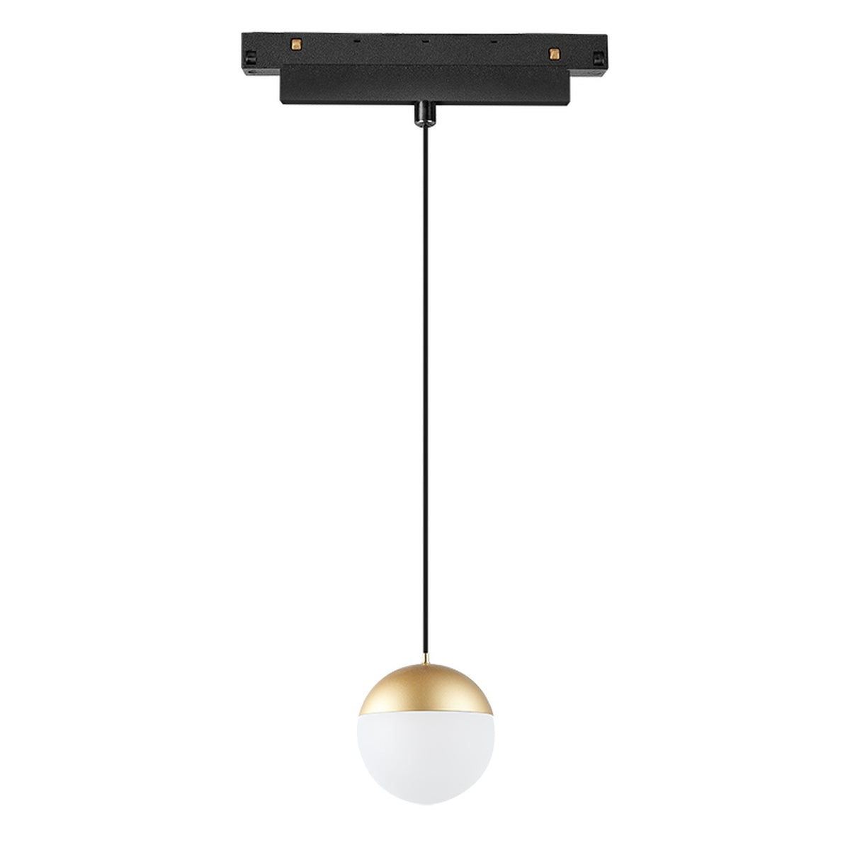 LED dimabilna viseća svjetiljka 10W 3000K 48V Ø9CM za Magnetni sustav Mantra MAGNETO, ZLATNA