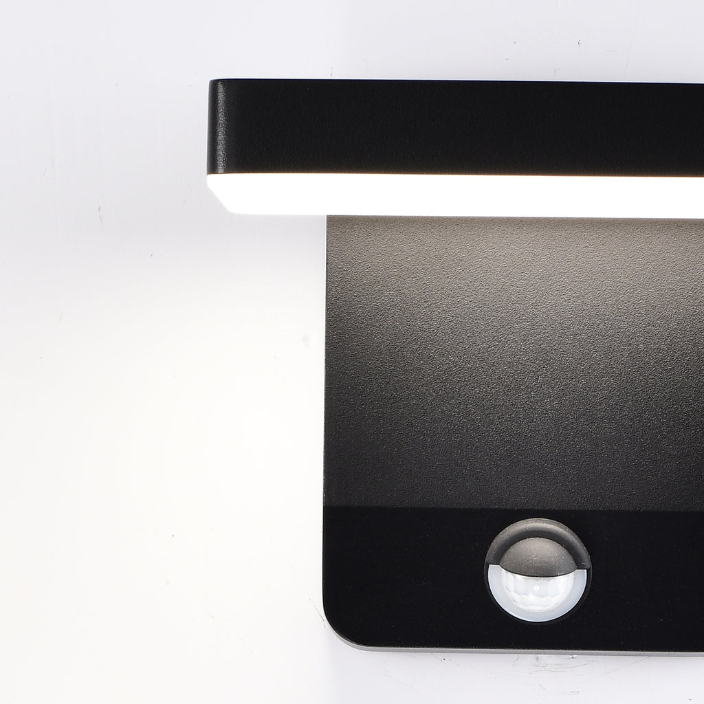 Mantra COOPER vanjska zidna LED svjetiljka sa senzorom 20W 3000K IP54 178MM CRNA