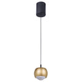 Mantra ROLLER viseća svjetiljka LED 12W 3000K 96MM CRNA/ZLATNA