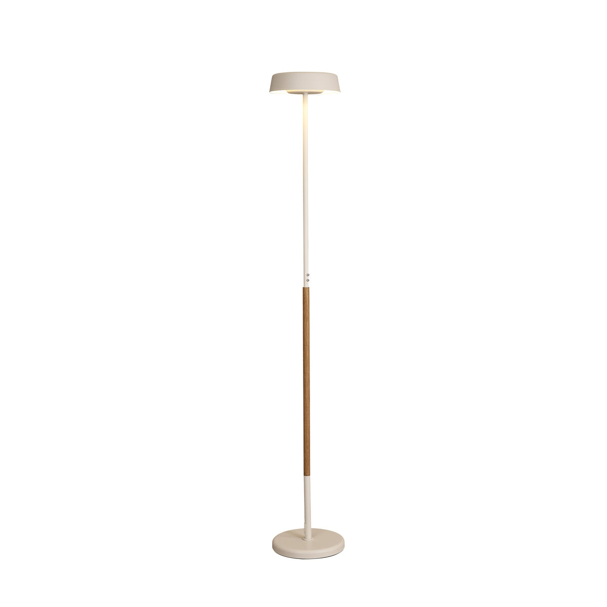 Mantra NOA II DIMABILNA podna svjetiljka LED 30W 3000K 180CM DRVO/BIJELA