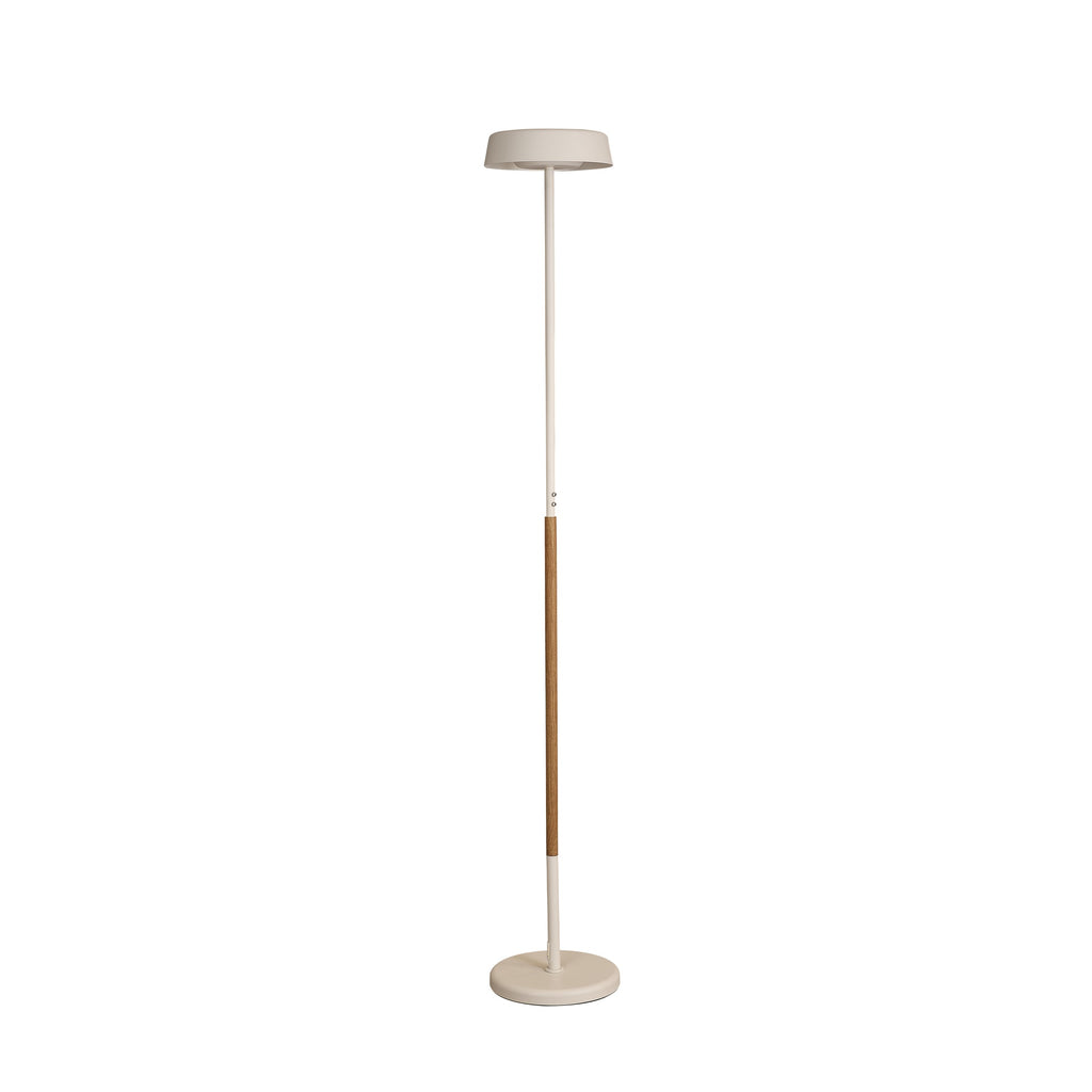 Mantra NOA II DIMABILNA podna svjetiljka LED 30W 3000K 180CM DRVO/BIJELA