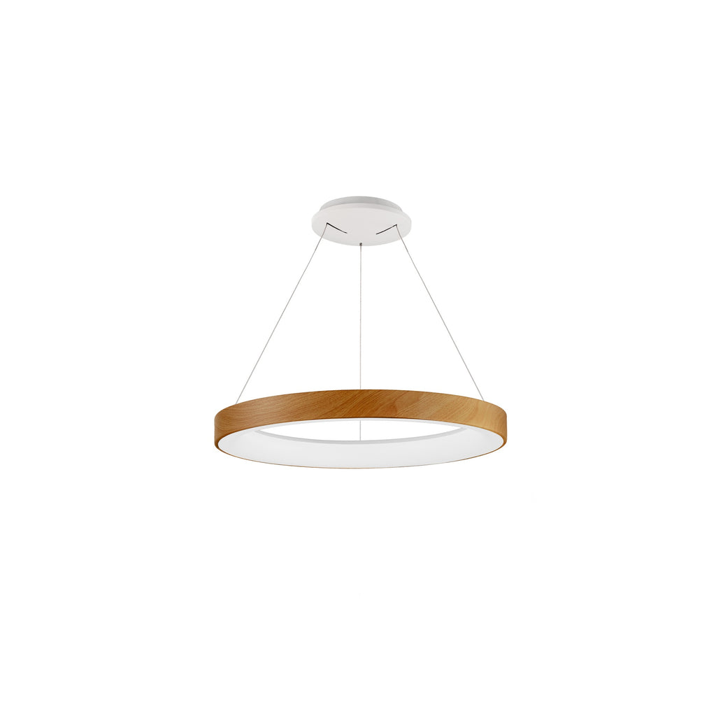 Mantra NISEKO II DIMABILNA viseća svjetiljka LED 45W CCT 50CM DRVO/BIJELA