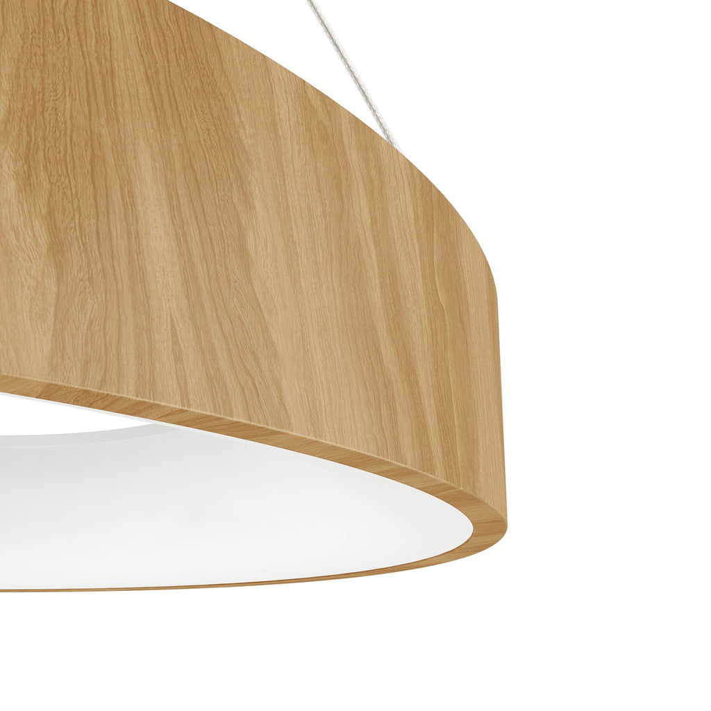 Mantra NISEKO II DIMABILNA viseća svjetiljka LED 45W CCT 50CM DRVO/BIJELA