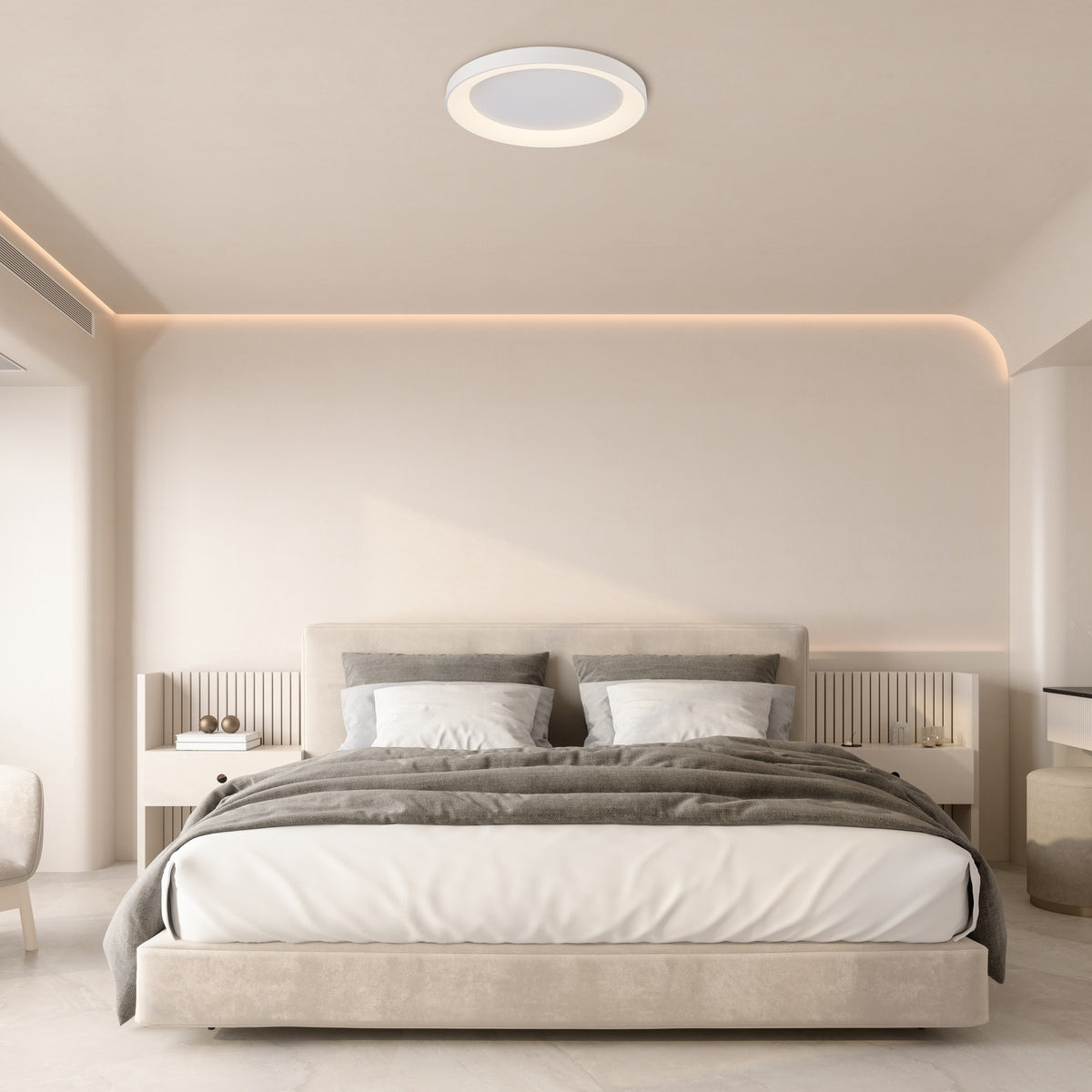 Mantra NISEKO II DIMABILNA stropna svjetiljka LED 60W CCT 65CM BIJELA