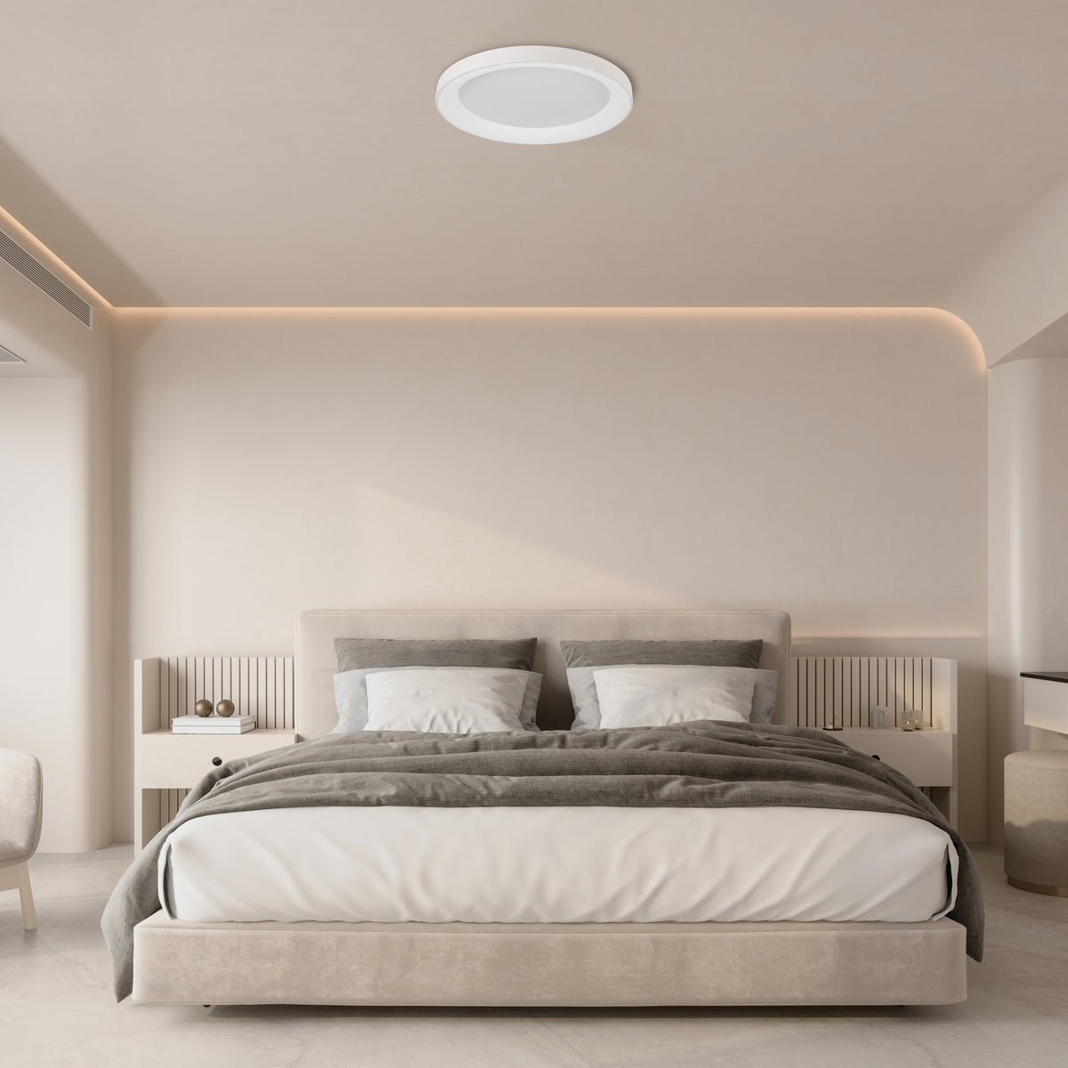 Mantra NISEKO II DIMABILNA stropna svjetiljka LED 60W CCT 65CM BIJELA