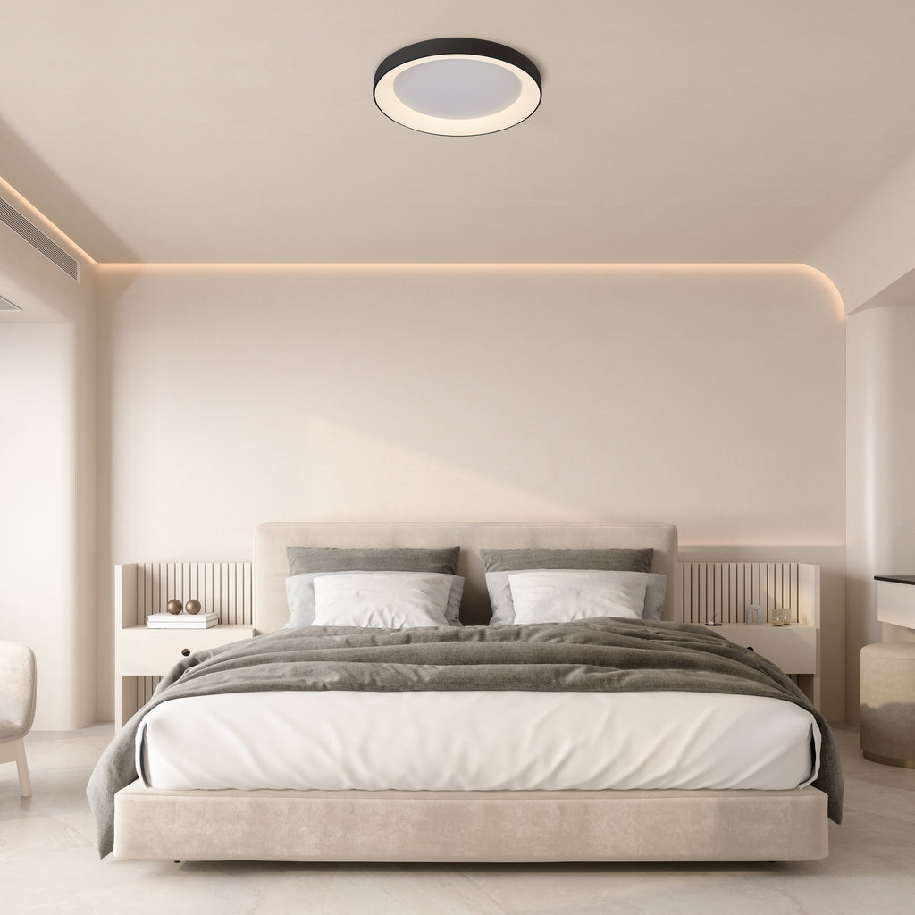 Mantra NISEKO II DIMABILNA stropna svjetiljka LED 60W CCT 65CM CRNA