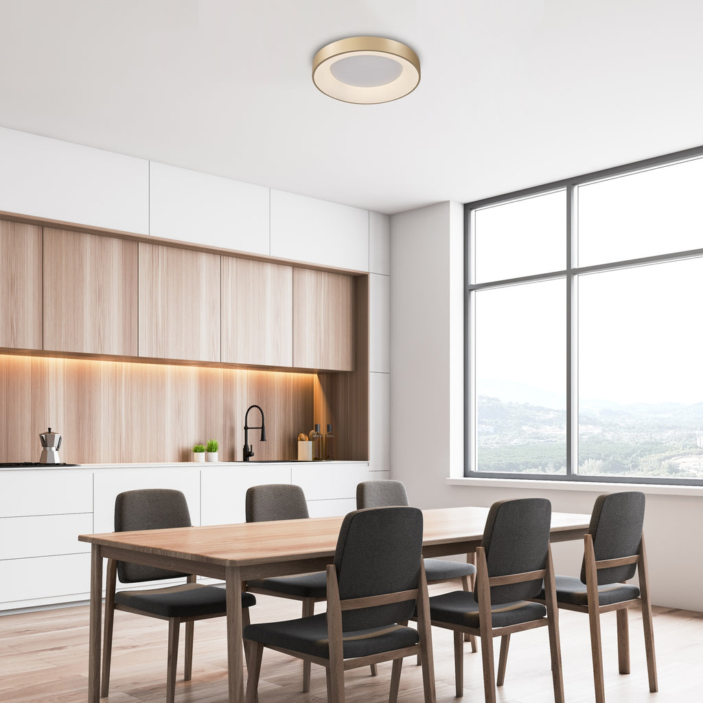 Mantra NISEKO II DIMABILNA stropna svjetiljka LED 45W CCT 50CM ZLATNA