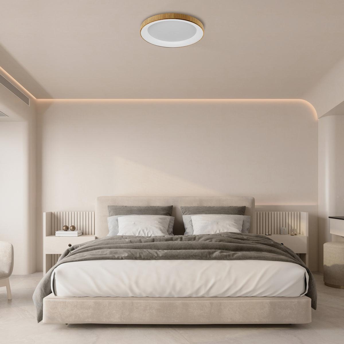 Mantra NISEKO II DIMABILNA stropna svjetiljka LED 60W CCT 65CM DRVO