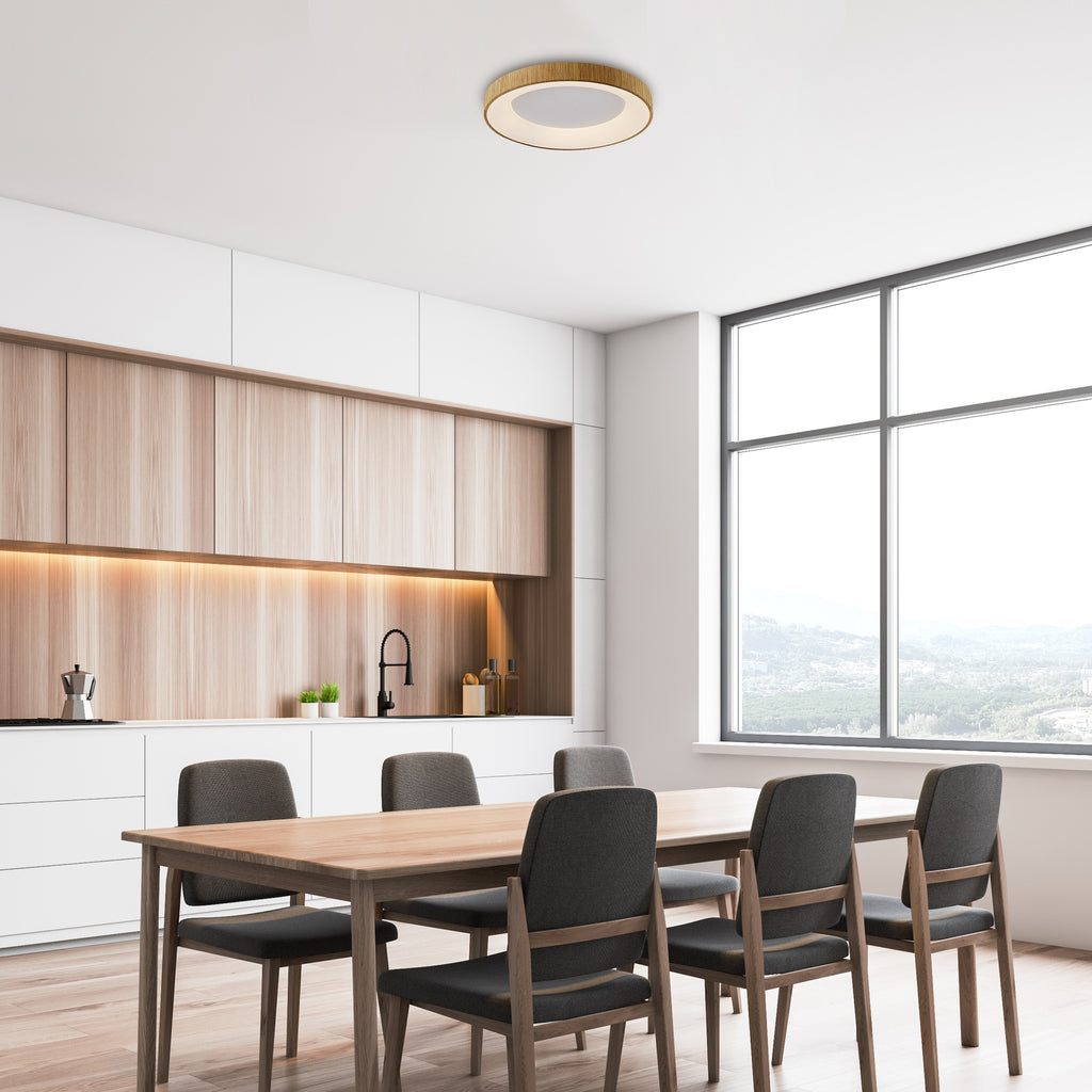 Mantra NISEKO II DIMABILNA stropna svjetiljka LED 45W CCT 50CM DRVO