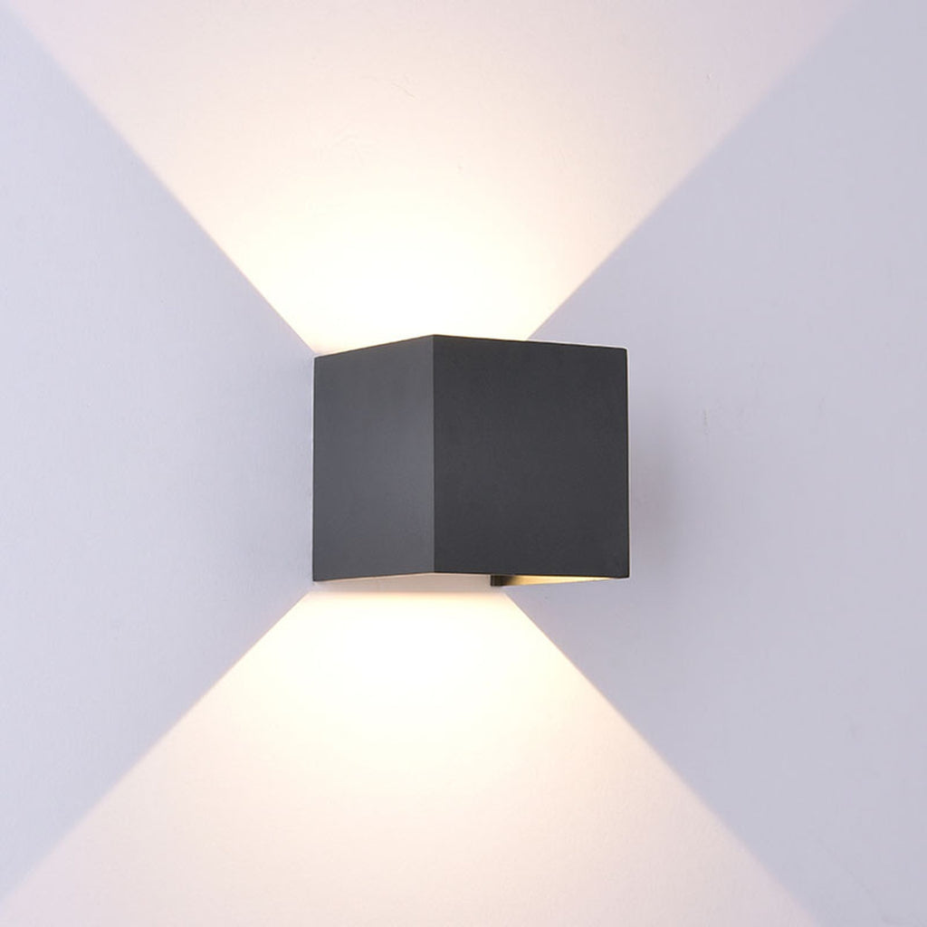 Mantra DAVOS vanjska zidna LED svjetiljka 12W 2700K IP54 100MM TAMNO SIVA