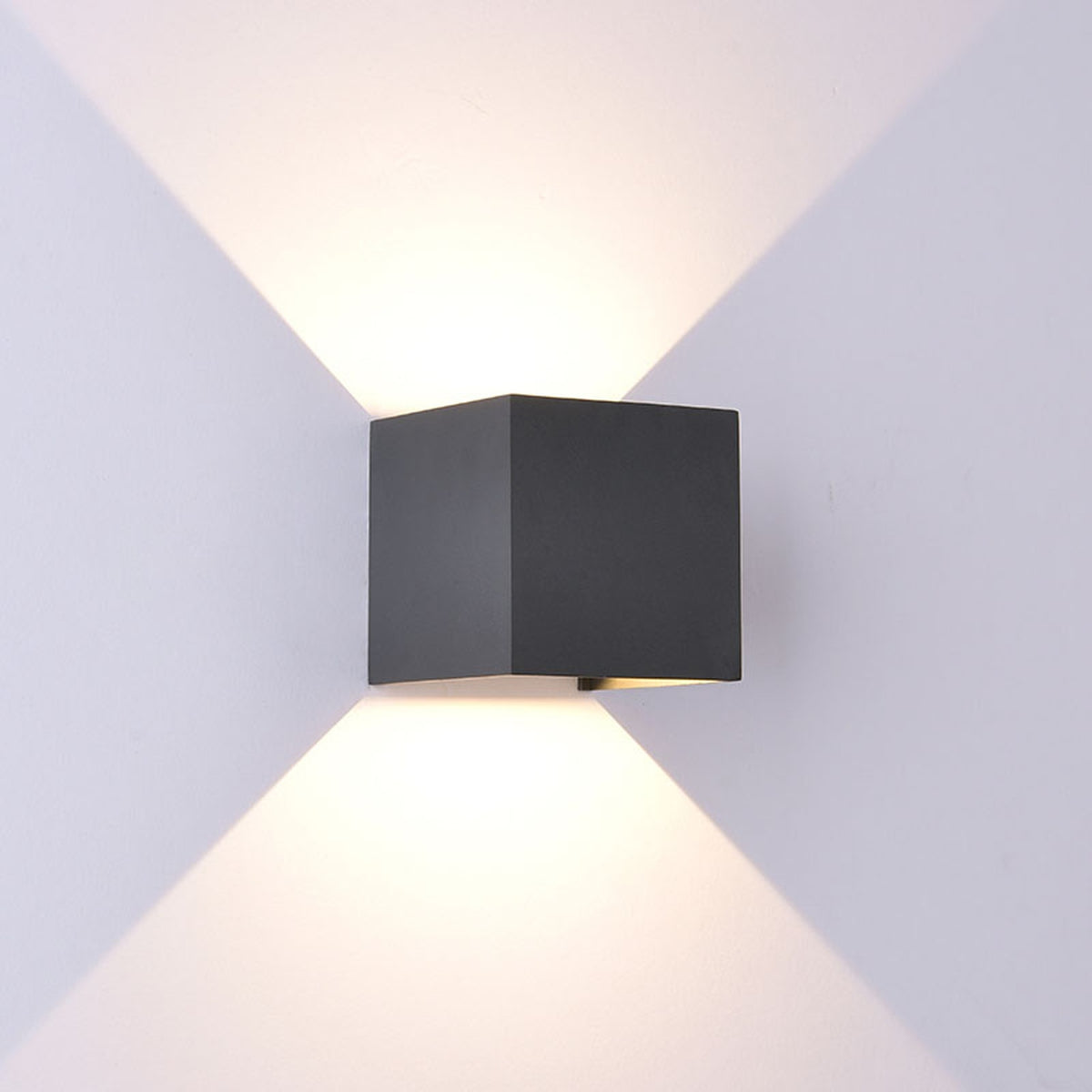 Mantra DAVOS vanjska zidna LED svjetiljka 12W 2700K IP54 100MM TAMNO SIVA