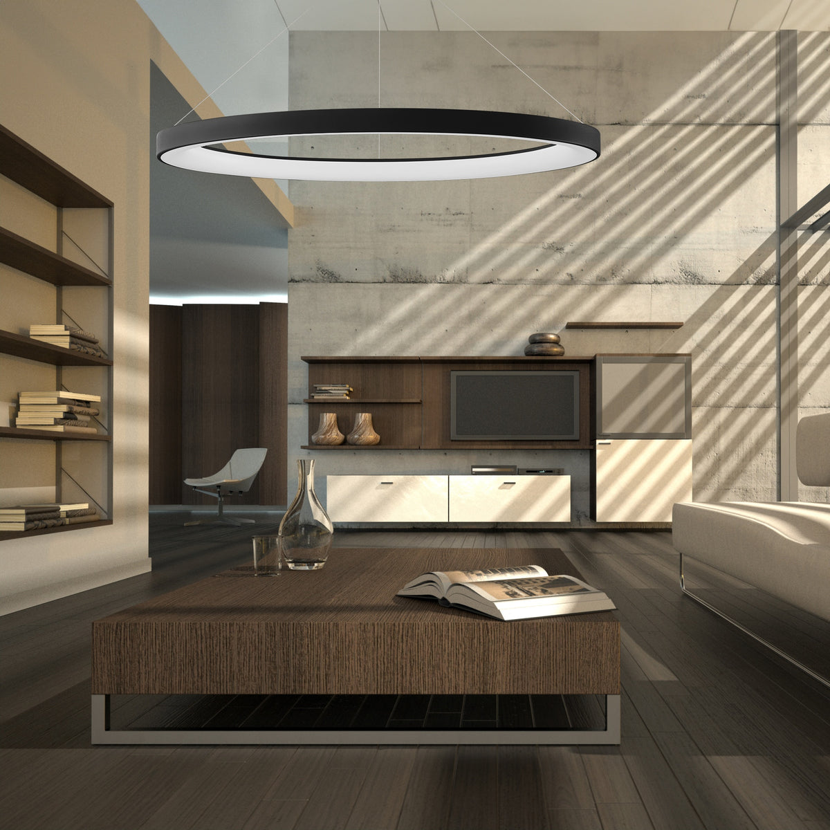 Mantra NISEKO II DIMABILNA viseća svjetiljka LED 75W CCT 90CM CRNA