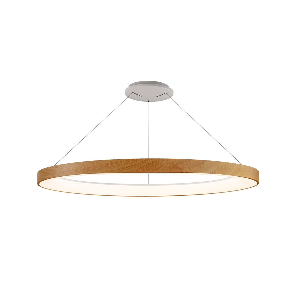 Mantra NISEKO II DIMABILNA viseća svjetiljka LED 75W CCT 90CM DRVO/BIJELA