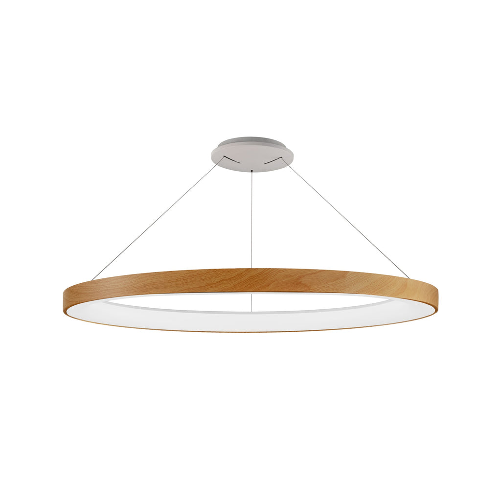 Mantra NISEKO II DIMABILNA viseća svjetiljka LED 75W CCT 90CM DRVO/BIJELA