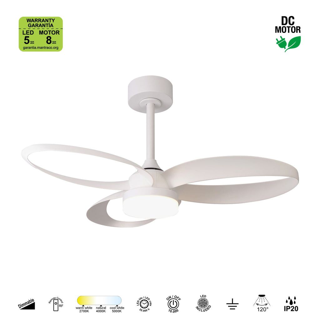 Mantra INFINITY FAN LED stropni ventilator 92cm BIJELI