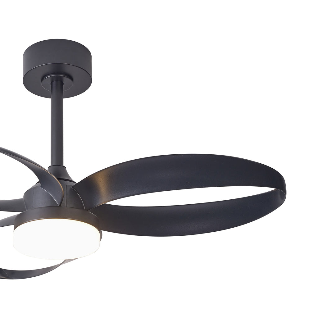 Mantra INFINITY FAN LED stropni ventilator 92cm CRNI