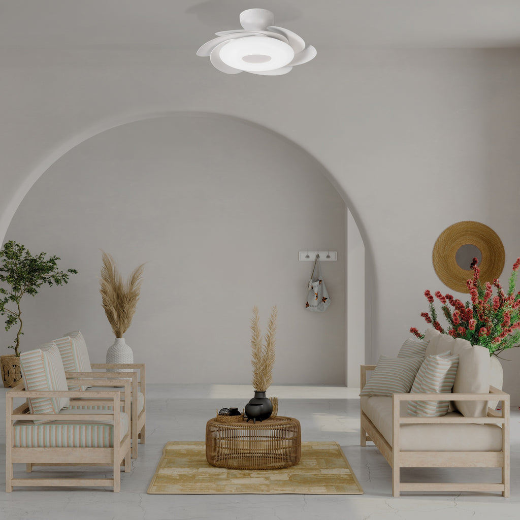Mantra FLOWER LED stropni ventilator 79cm BIJELI