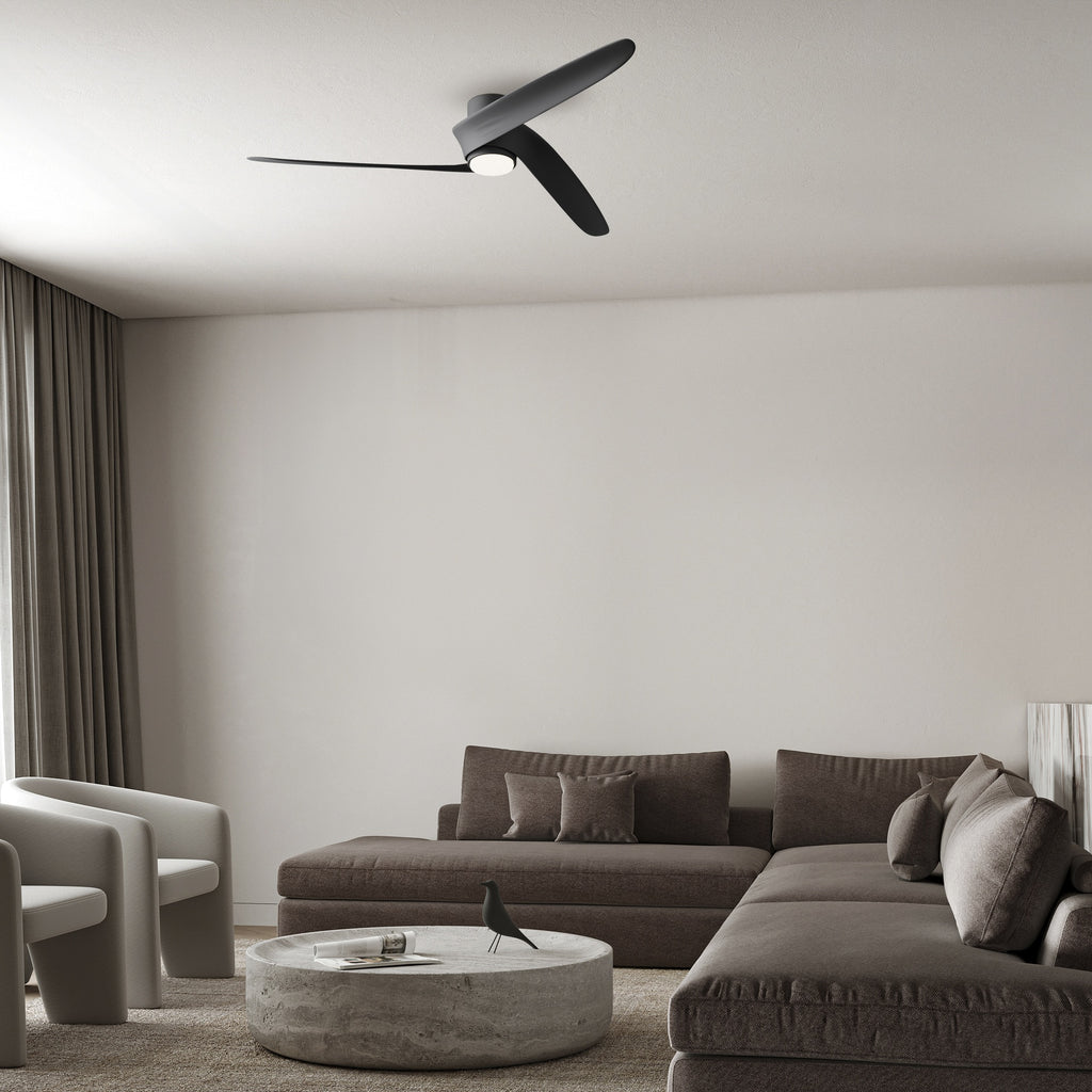 Mantra GROENLAND M PAMETNI LED stropni ventilator 122cm CRNI