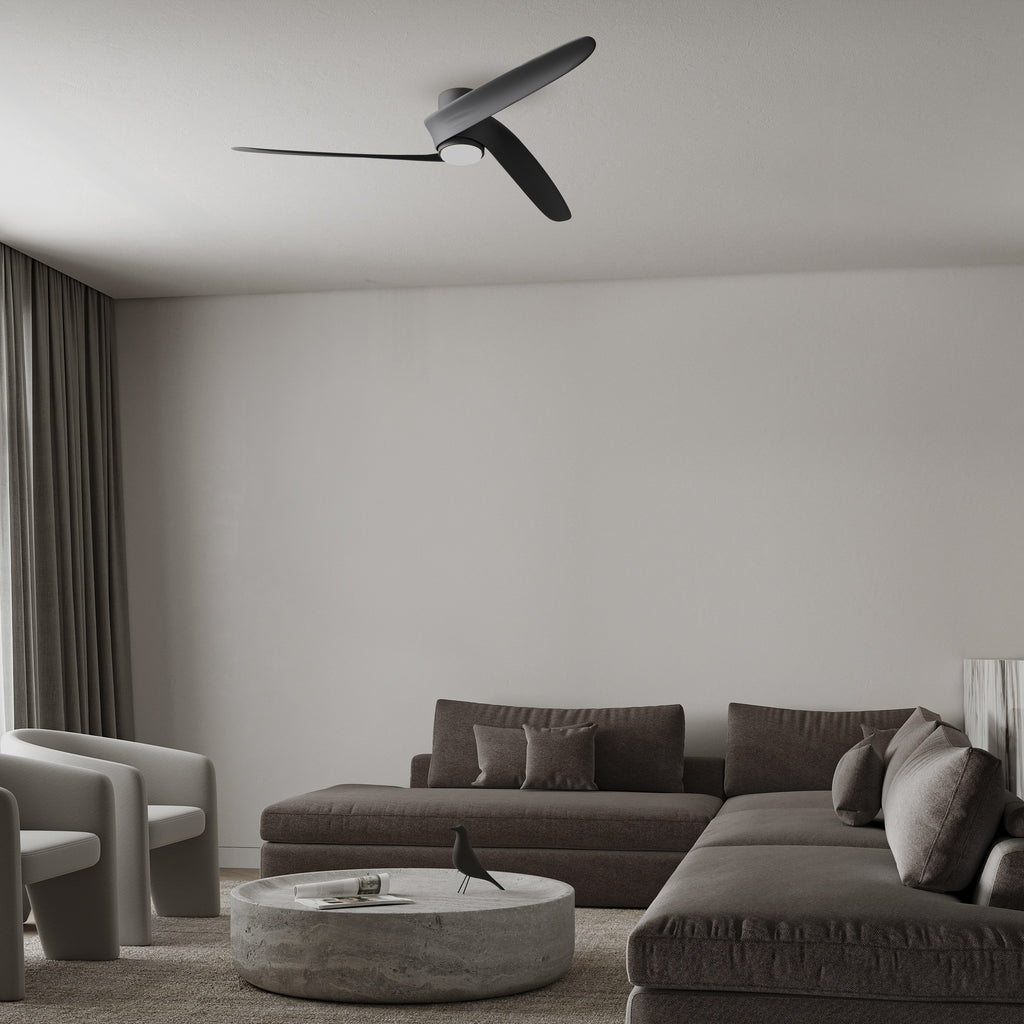 Mantra GROENLAND M PAMETNI LED stropni ventilator 122cm CRNI