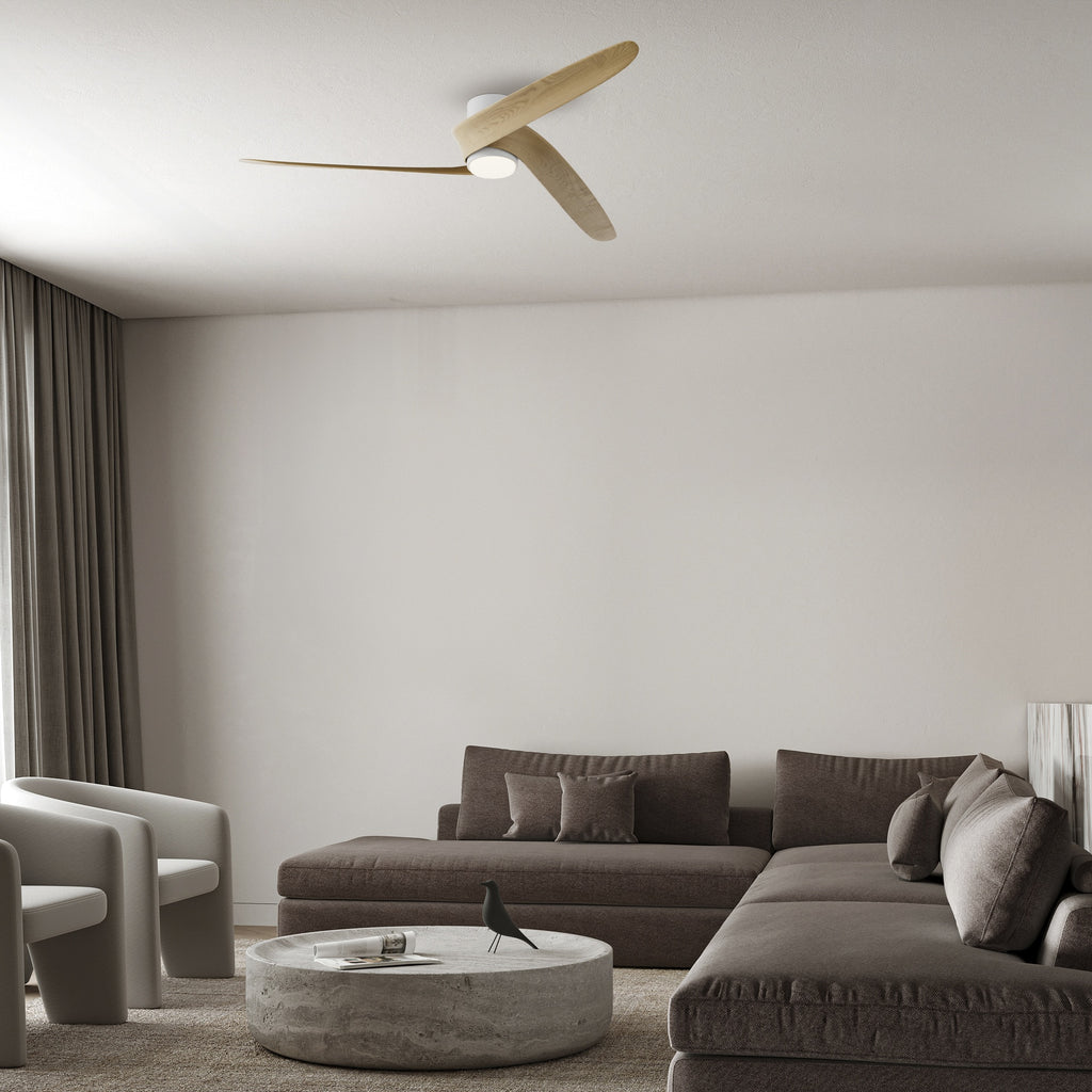 Mantra GROENLAND M PAMETNI LED stropni ventilator 122cm DRVO/BIJELA