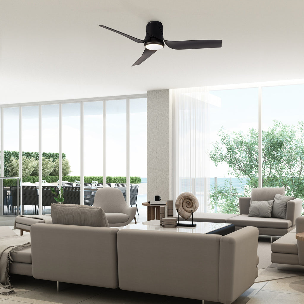 Mantra USHUAIA PAMETNI LED stropni ventilator 133cm CRNI