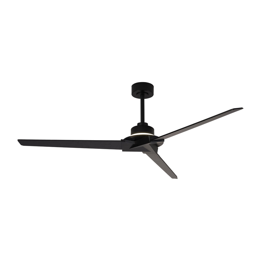 Mantra BRISA MINI PAMETNI LED stropni ventilator 151cm IP44 DRVO/CRNA