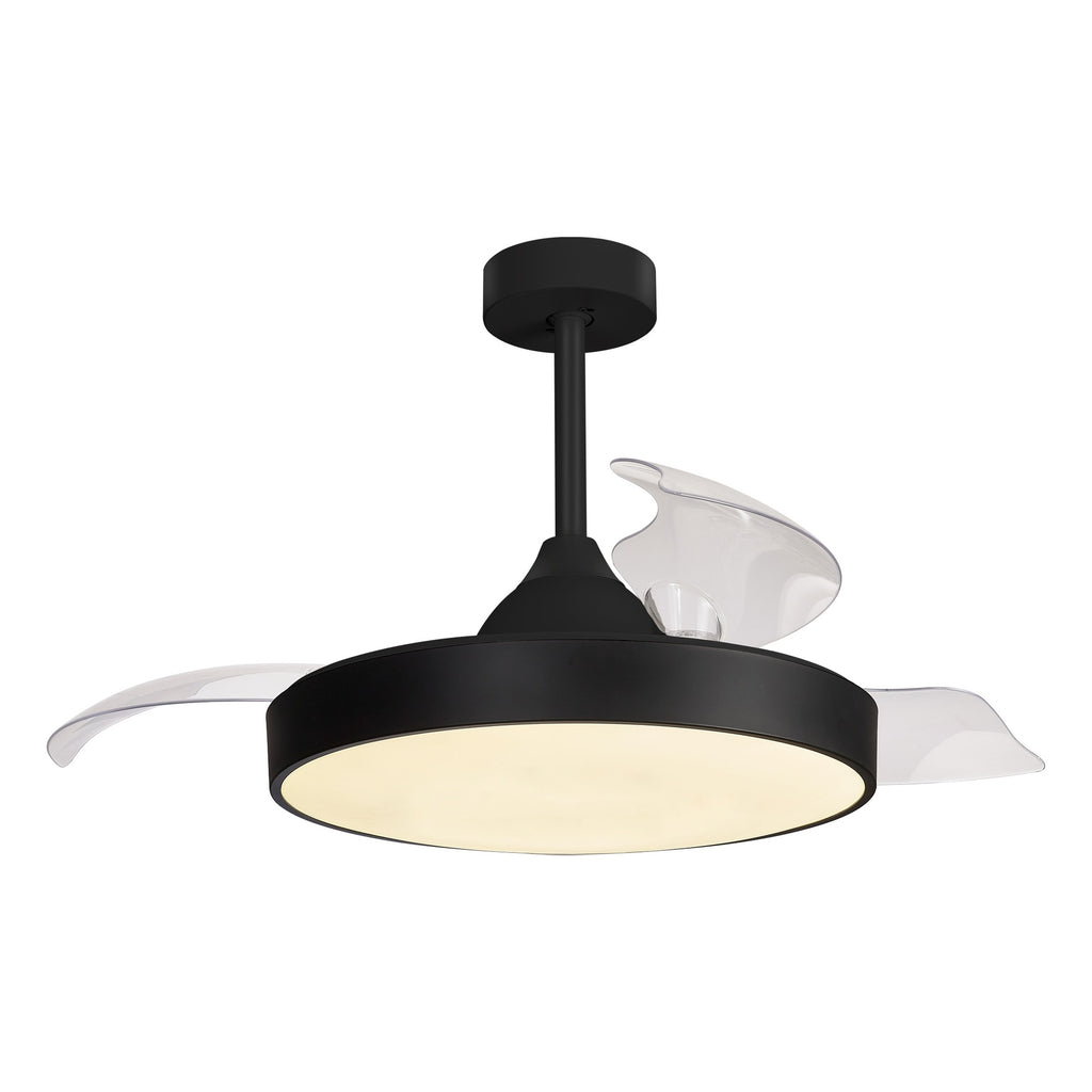 Mantra ALASKA PAMETNI LED stropni ventilator 106cm CRNI