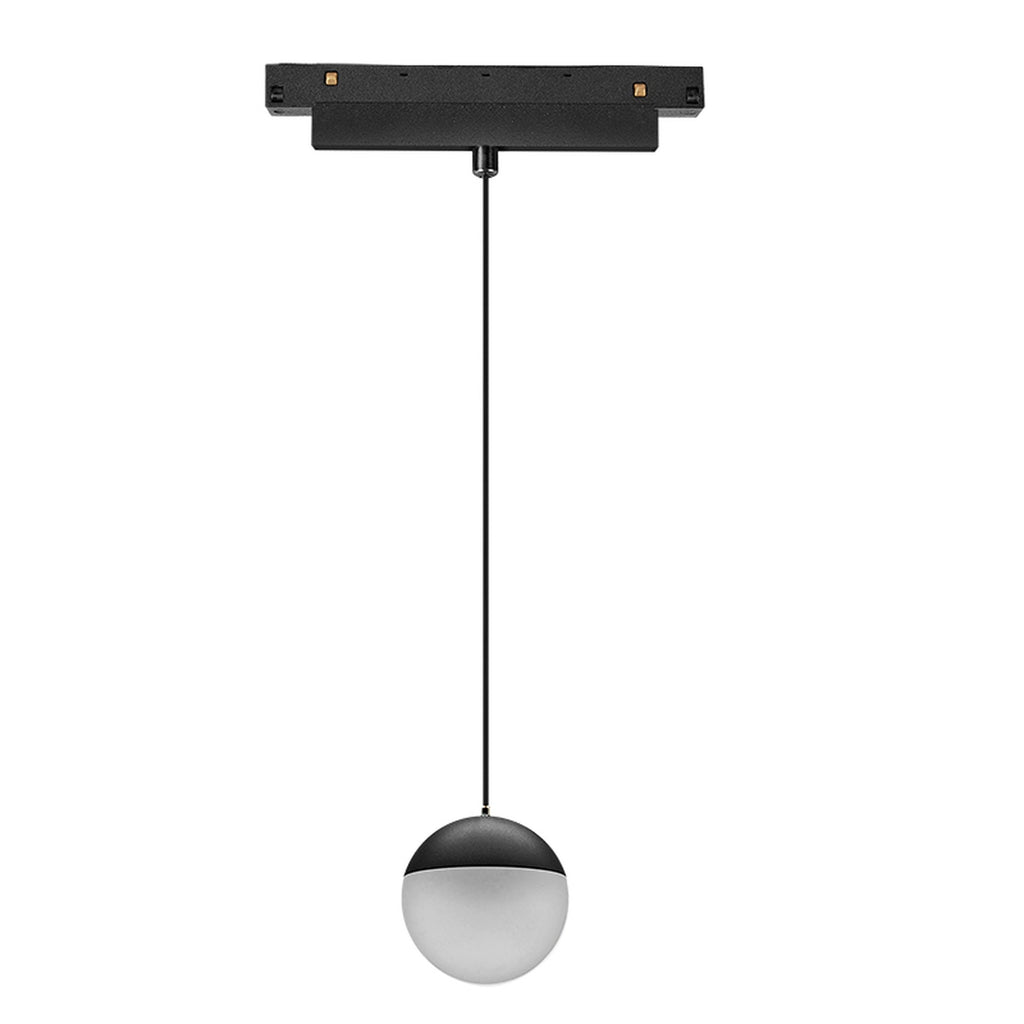 LED viseća svjetiljka 10W 4000K 48V Ø9CM za Magnetni sustav Mantra MAGNETO, CRNA