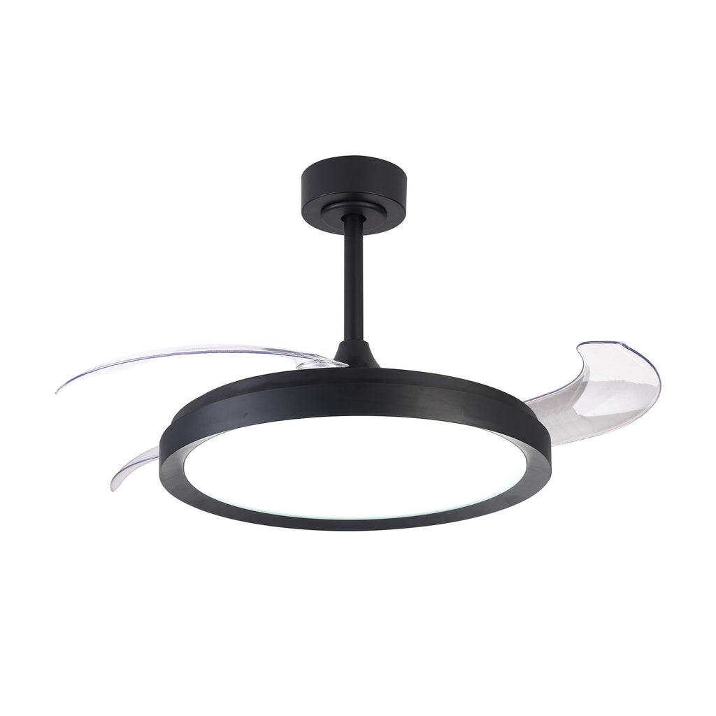 Mantra MISTRAL FAN stropni LED ventilator 106cm CRNI