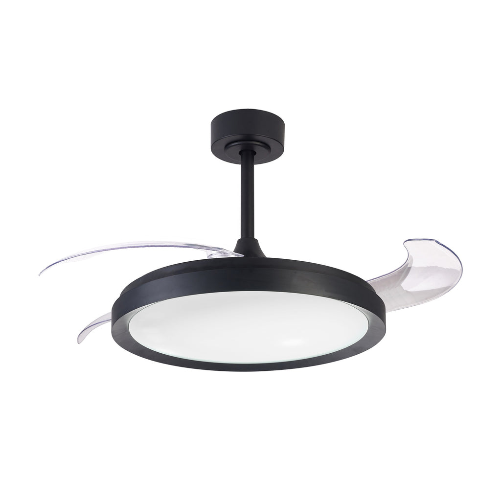 Mantra MISTRAL FAN stropni LED ventilator 106cm CRNI