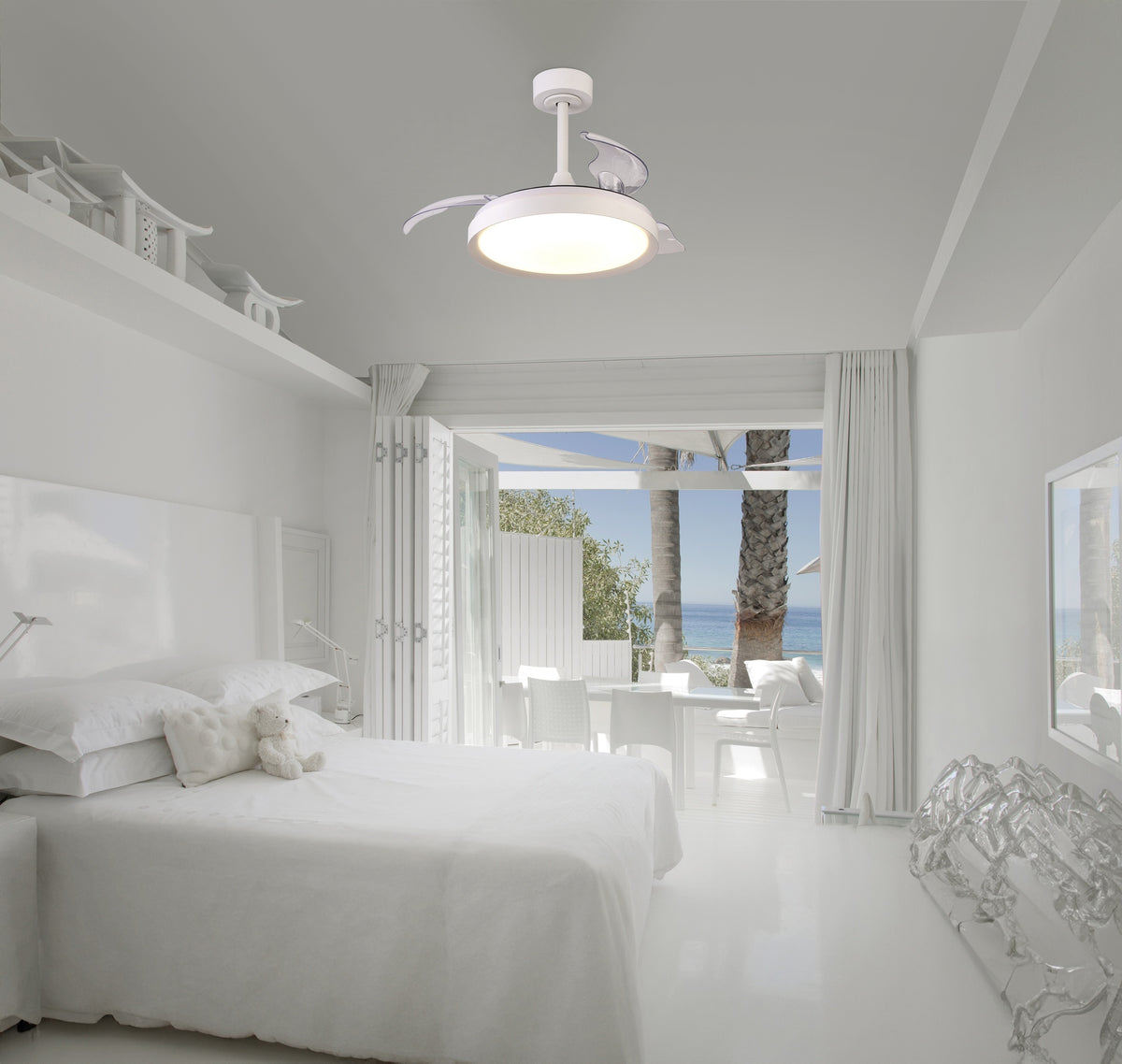 Mantra MISTRAL FAN stropni LED ventilator 91cm BIJELI