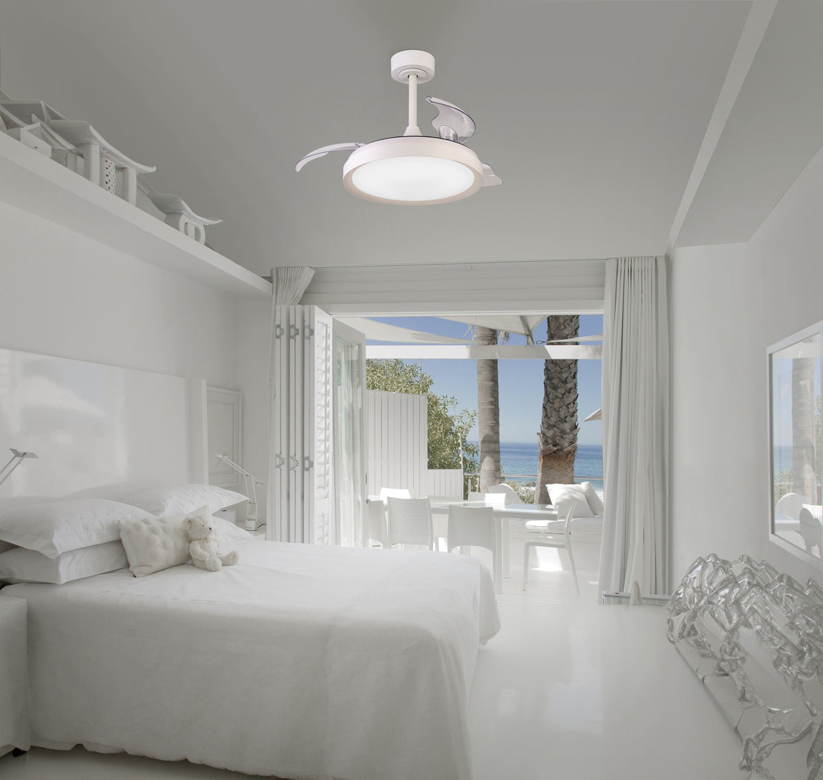 Mantra MISTRAL FAN stropni LED ventilator 91cm BIJELI