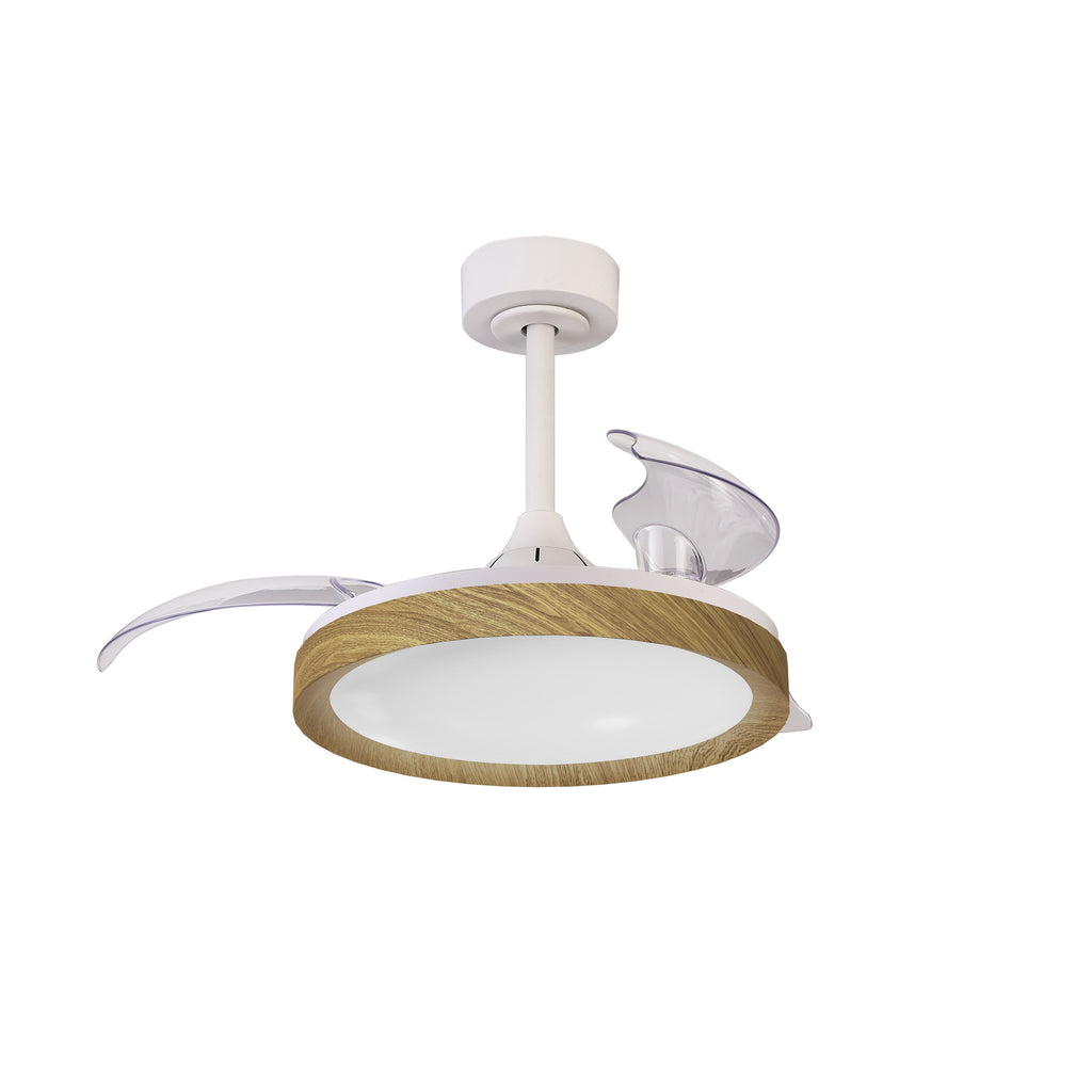 Mantra MISTRAL FAN stropni LED ventilator 91cm DRVO/BIJELA