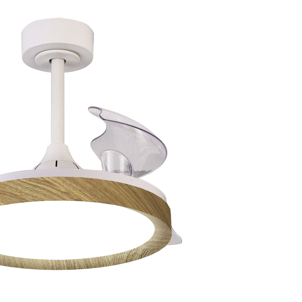 Mantra MISTRAL FAN stropni LED ventilator 91cm DRVO/BIJELA
