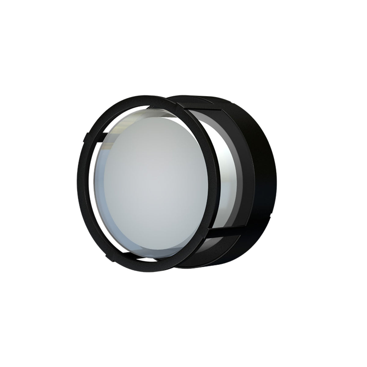 Mantra CREEK vanjska zidna/stropna LED svjetiljka  15W CCT IP65 OKRUGLA CRNA